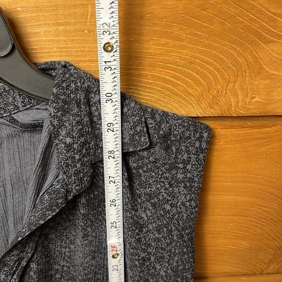 Prana Women’s Anini High Low Tunic Top L V-Neck Pockets Cuffed Sleeve summer Y2K - Picture 3 of 7